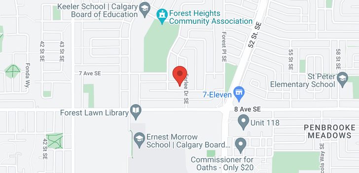 map of 807 Fortalice CR SE